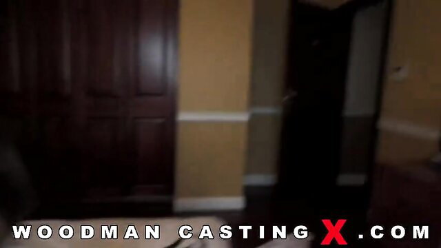 Clara Mia Woodman Casting X amateur audition door scene