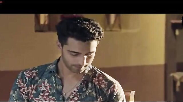 Handsome Indian man in floral shirt smoking, Ullu Tohfa web series thumbnail