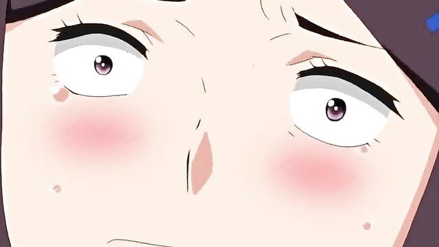 Ahegao face closeup in Anoko To Iikoto 2 hentai with wide eyes and blush