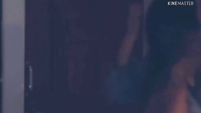 Blurry lesbian teacher seduces student in dark room HD porn