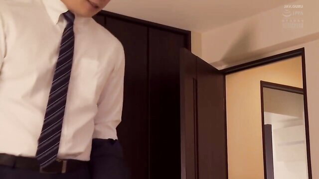 Eimi Fukada in suit undressing JAV scene 3 sexless wife sis-in-law