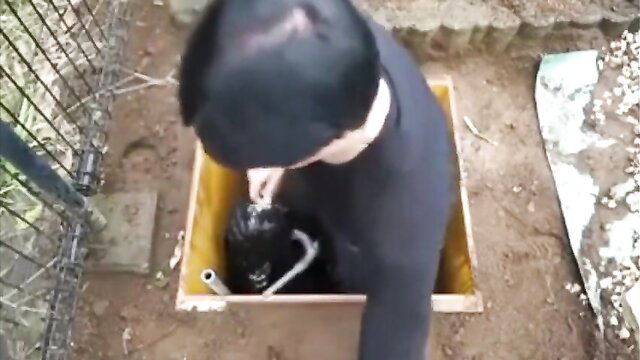 Japanese man mummifies woman in black bag, buries alive in BDSM pit