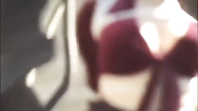 Kelsie bound in chair tie BDSM, bound tits exposed