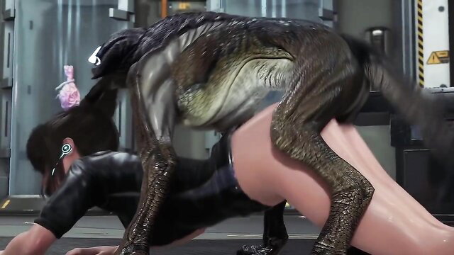 Erika fucked hard by Hound of Tindalos monster in hentai porn