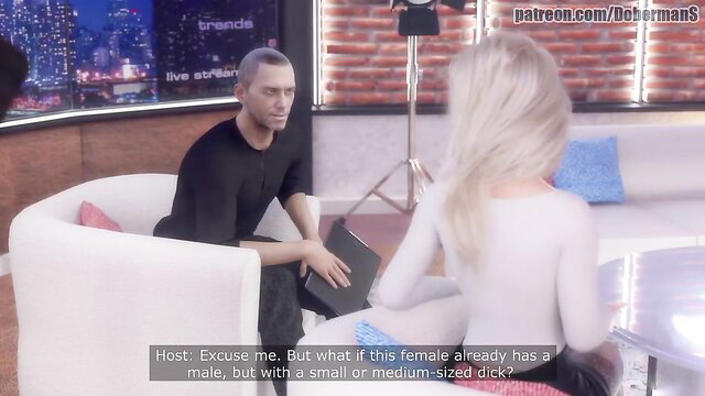 Diana in explicit hentai threesome with black stud, big tits and spread legs