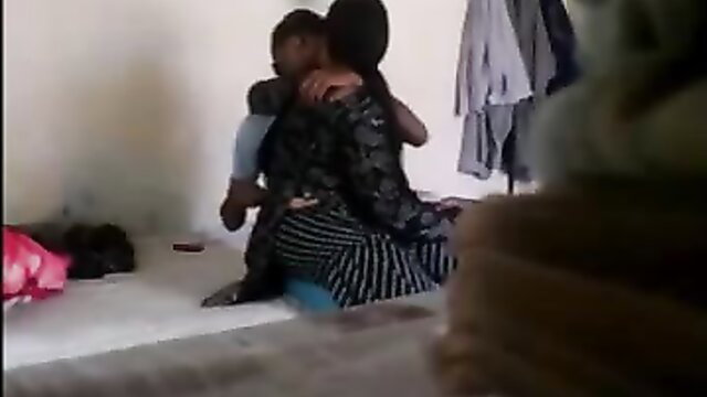 Black guy flashes dick to surprised black maid in tight pants