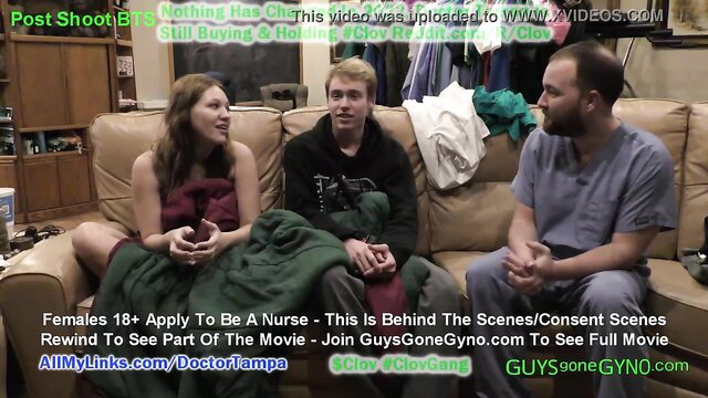 Maverick Williams shocked in humiliating gyno exam with Nurse Stacy