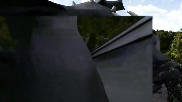 Dragon mating hentai vore scene with monster tentacles and fantasy creature