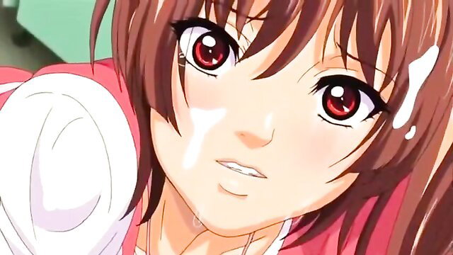 anime girl with red eyes and pink jacket