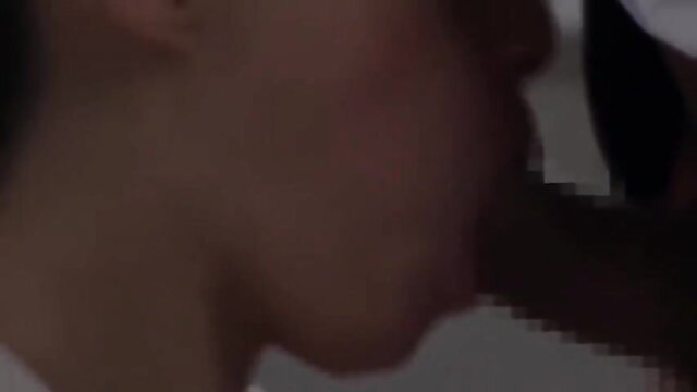 Closeup Japanese teacher blurred face, neckline exposed, JAV sexual desires scene