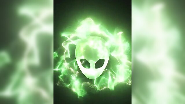 Glowing green alien emoji thumbnail for Desi Indian virgin girl fucked by uncle scandal