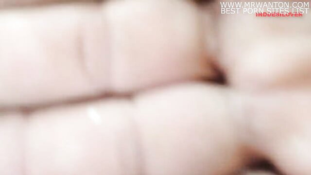 Blurry closeup of pale thighs spread for doctor's treatment fuck