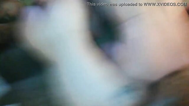 Blurry threesome doggy bang with wife and girlfriend