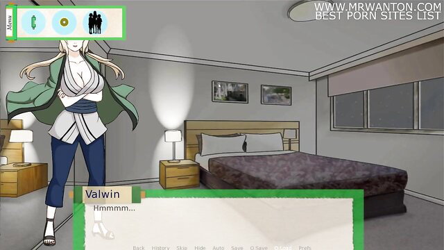 Jikage Kage blonde ninja with massive jiggly tits in tight outfit