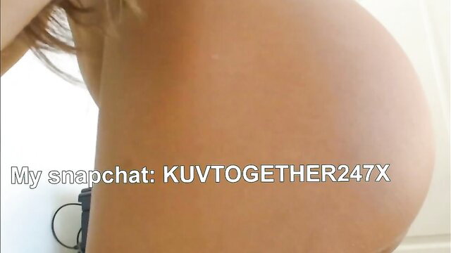 Veronica's big ass side profile tease, add on Snapchat KUVTOGETHER247X