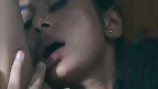 Indian politician's sexy secretary gives intense wet blowjob closeup