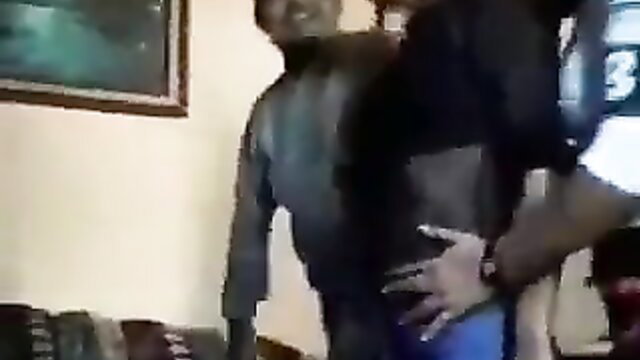 Mexican swinger couple hardcore fucking, man grabs ass from behind