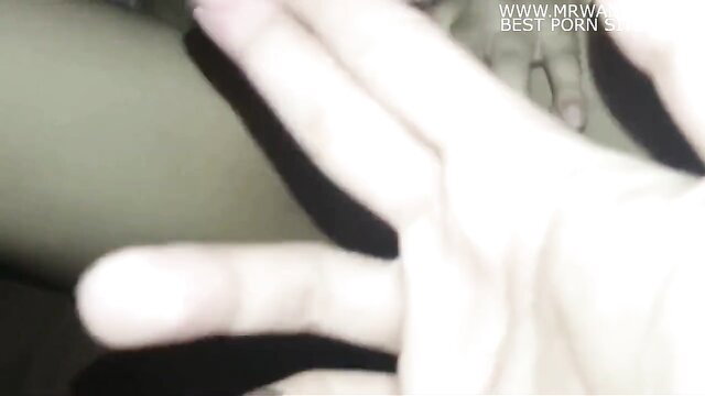 Hot babe's hand closeup in steamy office boss fuck vid