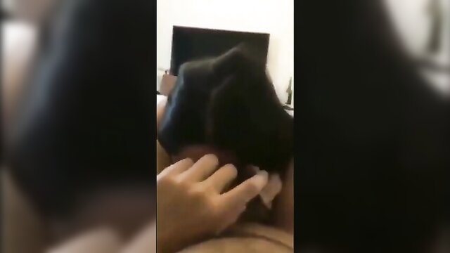 Hareem Shah leaked video thumbnail: closeup of woman with long black hair face down ass up