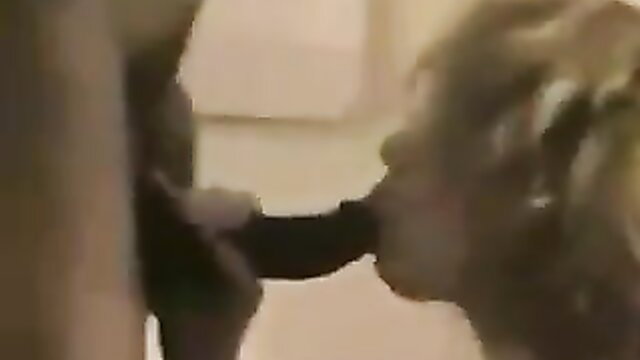 Amateur wife deepthroating black cock closeup