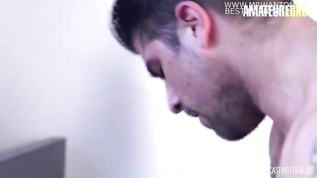 Heidi Van Horny closeup profile in steamy AmateurEuro casting audition