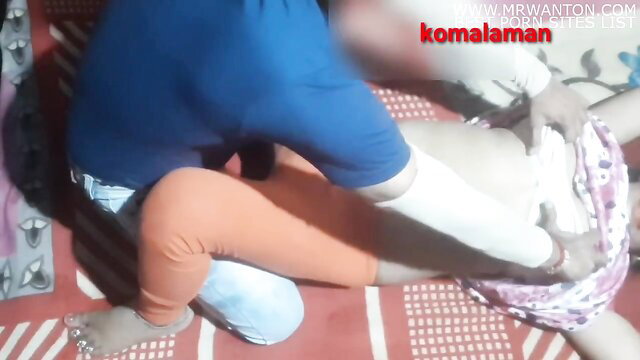 Amateur Asian wife fucked by best friend in diapers, legs up position