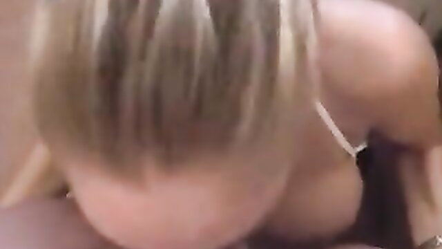 Heather Harmon deep throat blowjob closeup, massive tits exposed