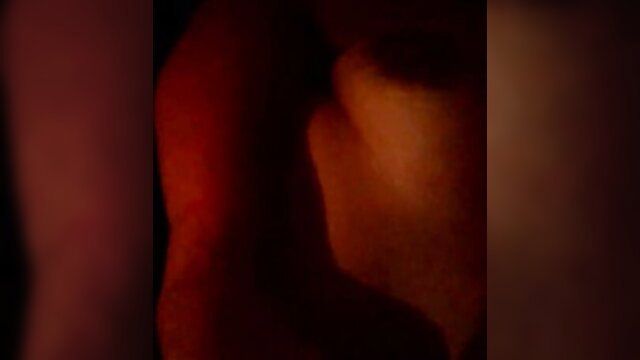 Nude curvy Latina wife amateur side profile tease