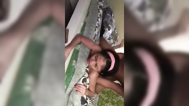 Amateur Asian woman in doggy style POV sex on bed