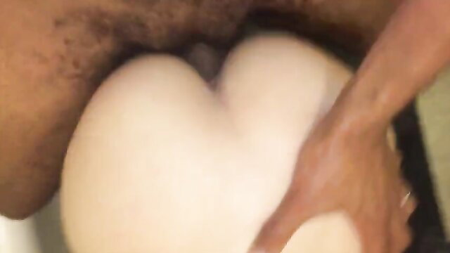 Charlotte Sartre's big white ass fucked doggystyle by black man