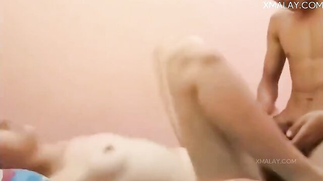 Malay amateur couple hardcore sex, nude riding POV