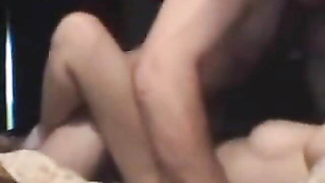 Amateur couple sex closeup, guy thrusting into wife legs up (part 1)