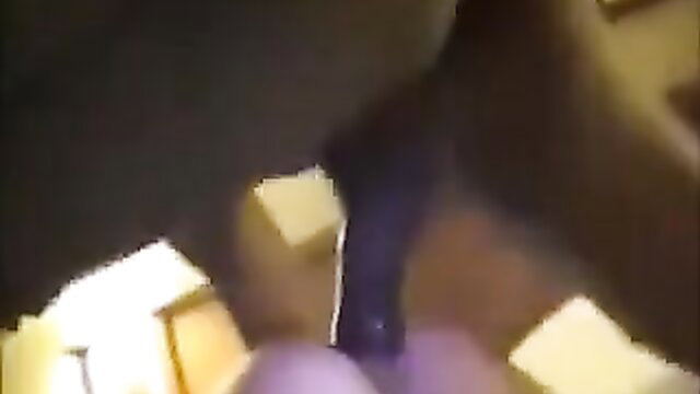 Dee Dee wife hairless pussy closeup with huge BBC ready for anal