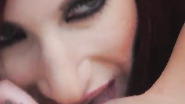 Darcie Dolce closeup seductive gaze, hot alternative dyke tease