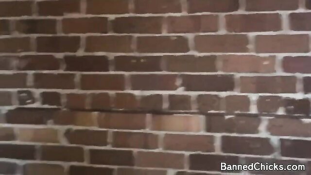Hotty with no limits brick wall scene thumbnail