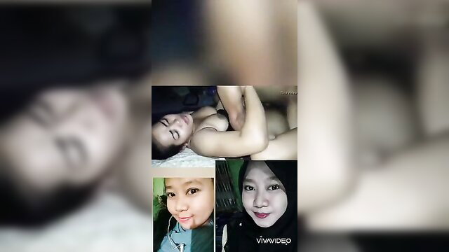 Anis Asian beauty nude solo tease in bed blurred closeups