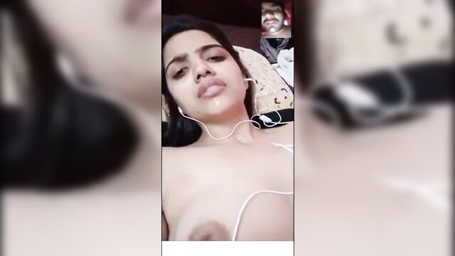 Gina G out of control masturbating, topless Indian beauty closeup