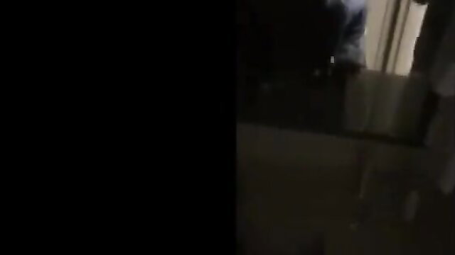 Blurry POV of banging sister's best friend while guests dine