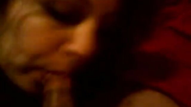 Blonde mature woman closeup blowjob on cock, eyes closed