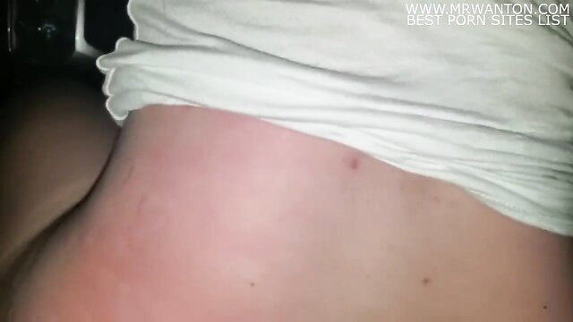 Layla Love's curvy belly and tits exposed in truck fuck preview