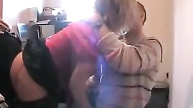 British mature blonde bent over fucked hard by guy in sweater