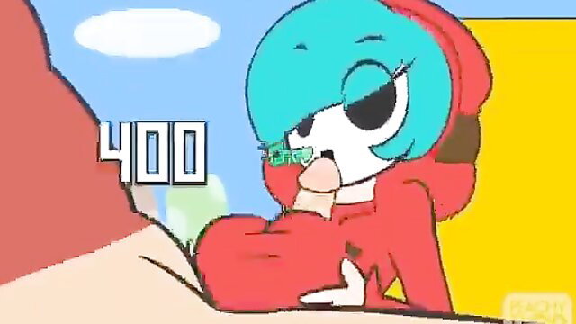 Shygal sucks Mario cock in Minus8 hentai animation