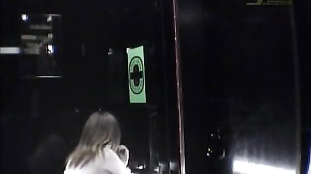 Hidden cam catches hot Japanese girl in nightclub bathroom mirror selfie