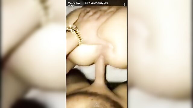 Valerie Kay POV titfuck with cock between huge tits Snapchat