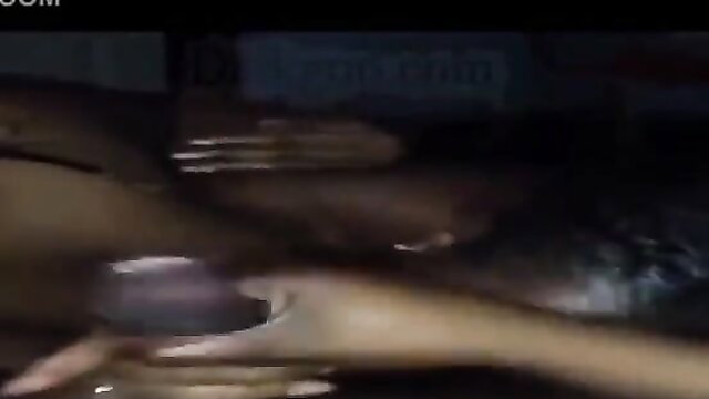 Blurry closeup of two women hands stroking cock for messy facial cumshots