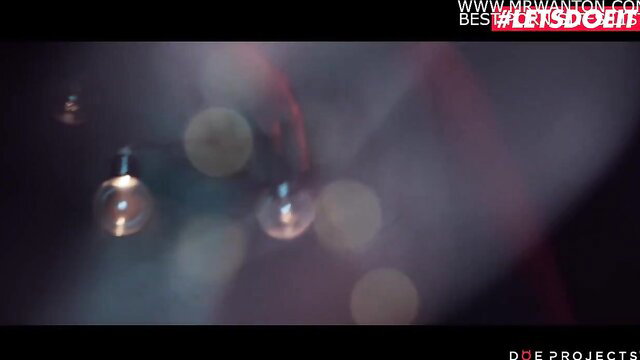 Luna Corazon bokeh lights glow, Brazilian Latina star