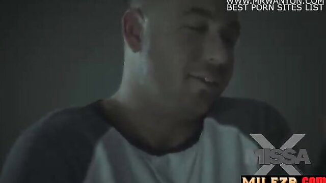 Kimmy Granger smirks seductively with Chad White in taboo brother sister blackmail scene