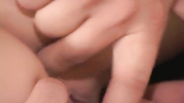 Closeup of woman's huge pale tits squeezed by hands in romantic lovers PT.2