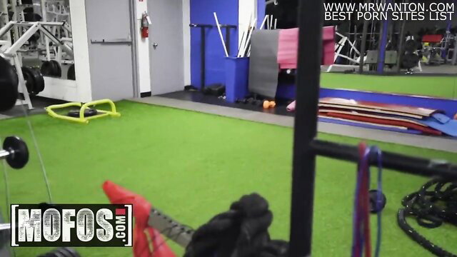 Michele James POV gym tease Mofos big tits brunette