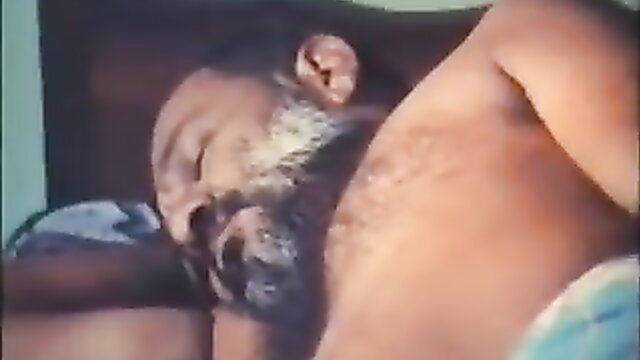 Hairy Sri Lankan man sleeping nude in Mamath Gahaniyak Sinhala adult film